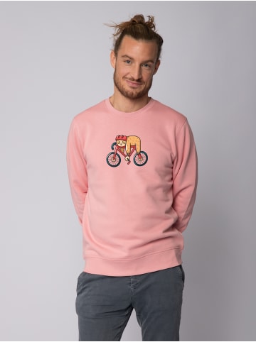 wat? Apparel Sweatshirt Sloth in Canyon Pink