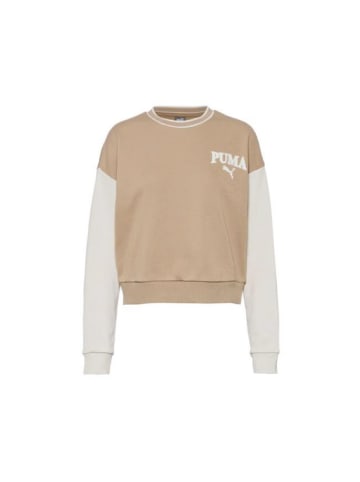 Puma Sweatshirt SQUAD Crew in Beige