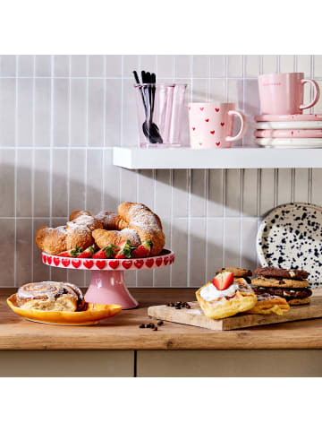 Butlers Tasse GOOD VIBES 6er-Set in Rosa