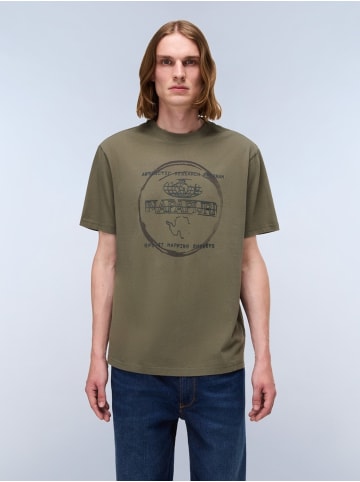 Napapijri T-Shirt "S-Bald Ss" in Grün