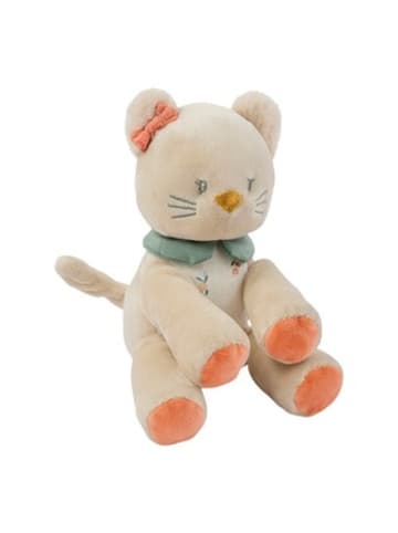 Nattou Kuscheltier mit Rassel Katze Lana 20cm in Beige