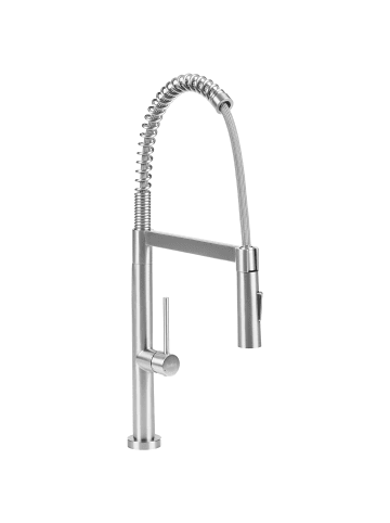Beliani Küchenarmatur ATCAMA in Silber - (W) 25 x (H) 52 x (L) 5 cm