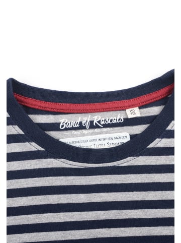 Band of Rascals T-Shirt " Striped " in blau