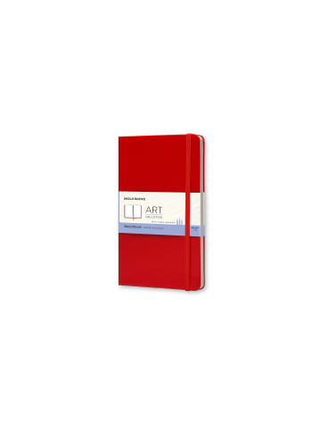 Moleskine Skizzenbuch mit festem Einband, 165g-Papier in Rot