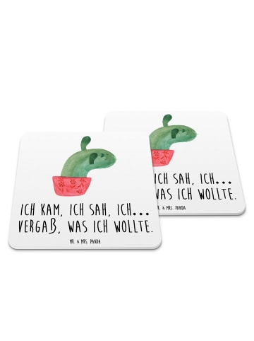 Mr. & Mrs. Panda Bierdeckel Kaktus Mama mit Spruch in Weiß
