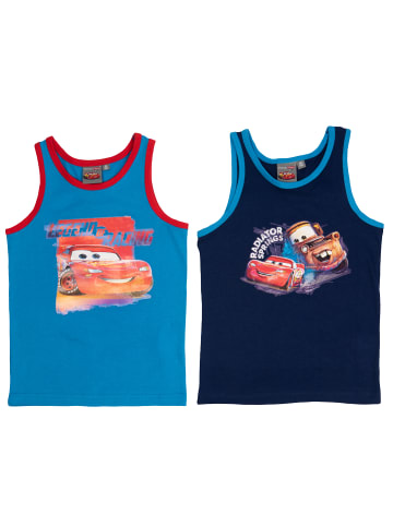 United Labels 2er Pack Disney Cars - Lightning McQueen Unterhemd in blau