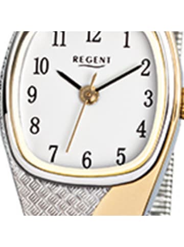 Regent Armbanduhr Regent Metallarmband silber, gold klein (ca. 19mm)