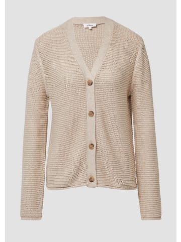 s.Oliver Strickjacke in 81W8_beige
