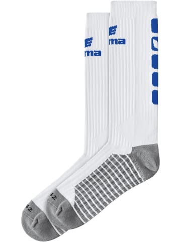 erima Classic 5-C Socken lang in weiß/new royal