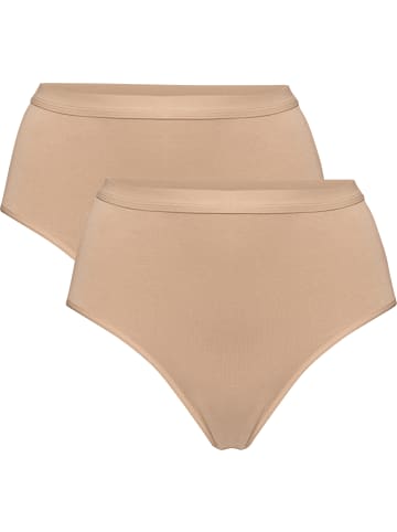 Con-ta Baumwolle, Single-Jersey Formslip 2er-Pack in haut