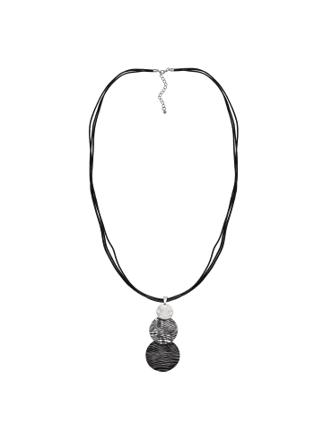 Steuer Modeschmuck Metall in Schwarz