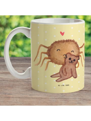 Mr. & Mrs. Panda Haferl Spinne Agathe Teddy ohne Spruch in Gelb Pastell