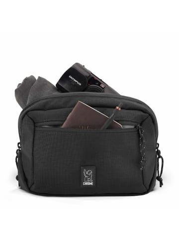 CHROME Ziptop Waistpack Gürteltasche 25 cm (indigo) in schwarz