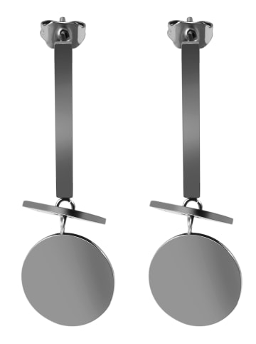 Adeliás Damen Ohrringe aus Edelstahl in silber