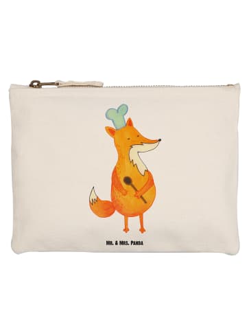 Mr. & Mrs. Panda Schminktasche Fuchs Koch ohne Spruch in Weiß