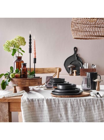 Butlers Tiefer Teller CASA NOVA 4er-Set in Schwarz