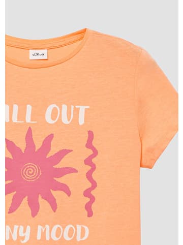 s.Oliver T-Shirt kurzarm in Orange