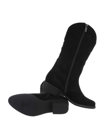 Ital-Design Stiefel in Schwarz