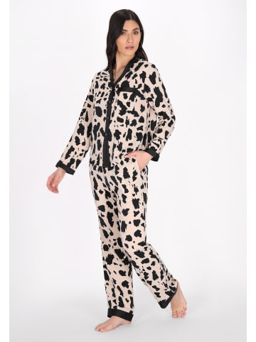faina Women Sleepwear in beige black