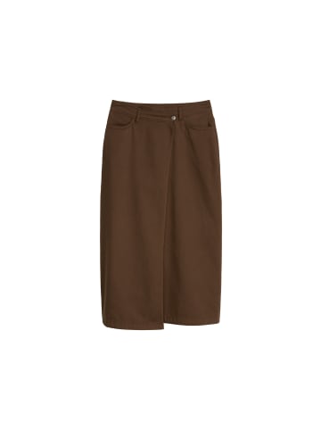 Marc O'Polo DENIM Wadenlanger Rock flared in Hazelnut Brown