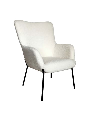 ebuy24 Sessel Glasgow Weiß 70 x 79 cm