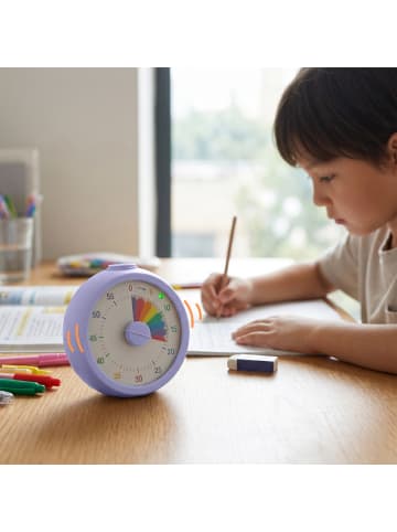 relaxdays Visueller Timer "Regenbogen" in Lila