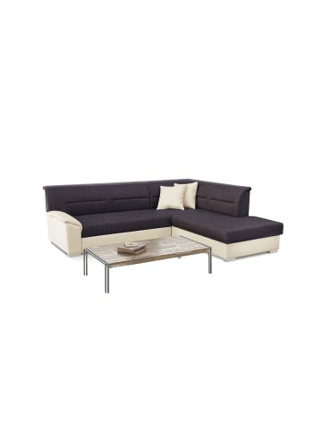 MF Design Bergamo Recamiere Rechts in Grau -  (L) 214 x (B) 247 x (H) 83 cm