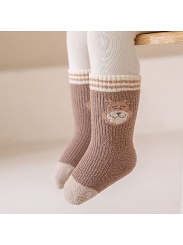 MUNADUNA 3er-Set Winter Baby Socken A