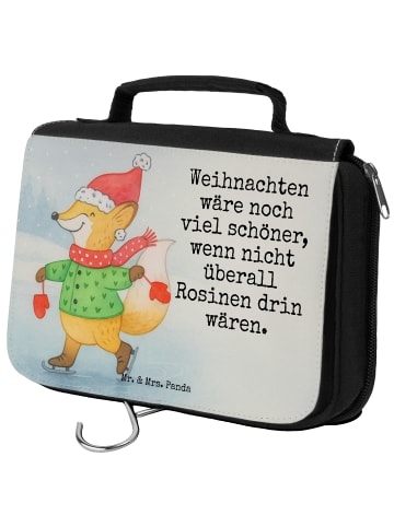 Mr. & Mrs. Panda Badetasche Fuchs  Schlittschuhe Design mit Spruch in Weiß