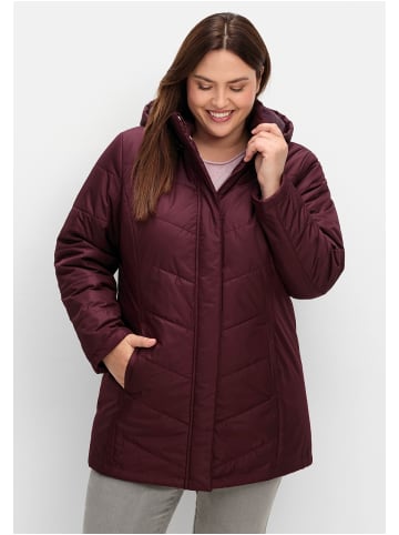 sheego Steppjacke in bordeaux