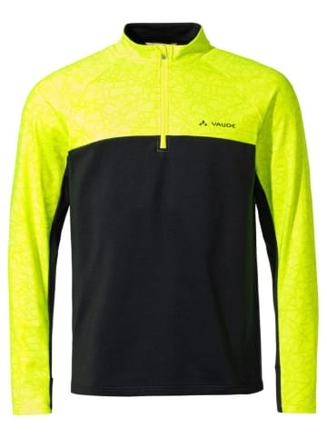 Vaude Fahrrad-Longsleeve Me Virt QZip LS Shirt II in Neongelb