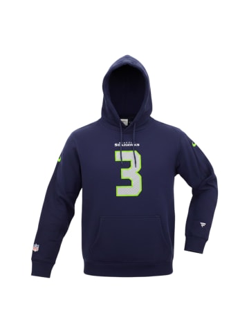 FANATICS Hoodie Seattle Seahawks Nr. 3 Wilson in Blau