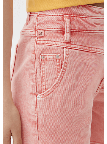 QS Jeans-Hose kurz in Pink