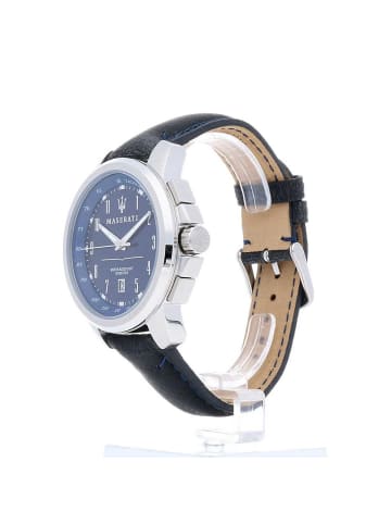 Maserati Analog-Armbanduhr Maserati Successo in blau groß (ca. 52x44mm)