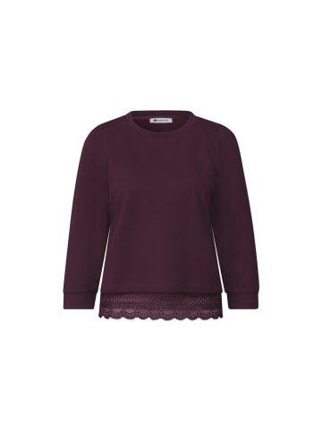 Street One Langarmshirt in rustic rouge