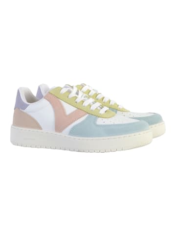 Victoria Flache Ledersneaker Céleste