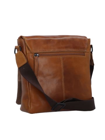 Greenburry Newport Messenger Leder 24 cm caramel