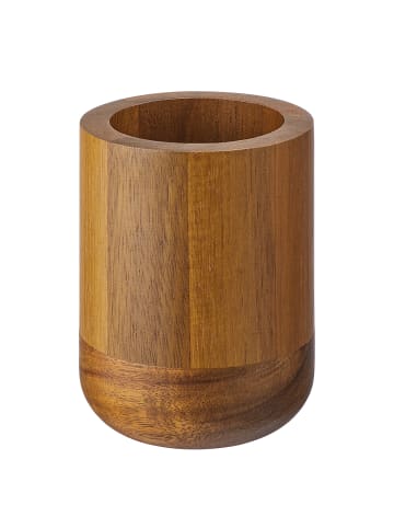 Butlers Zahnputzbecher ACACIA 4er-Set in Braun