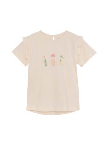 Minymo T-Shirt MIT-shirt SS in Beige