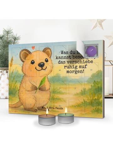 Mr. & Mrs. Panda adventskalender kerzen Quokka Happy Design mit ... in Weiß
