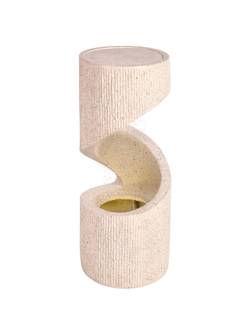 Beliani Gartenbrunnen WINX in Beige - (W) 35 x (H) 80 x (L) 35 cm