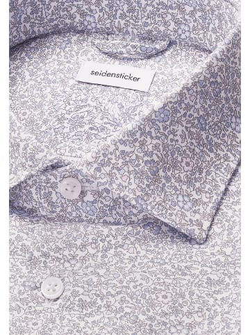 Seidensticker Business Hemd Slim in Mittelblau