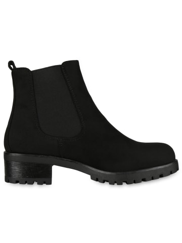 VAN HILL Chelsea Boots Madison in Schwarz PU
