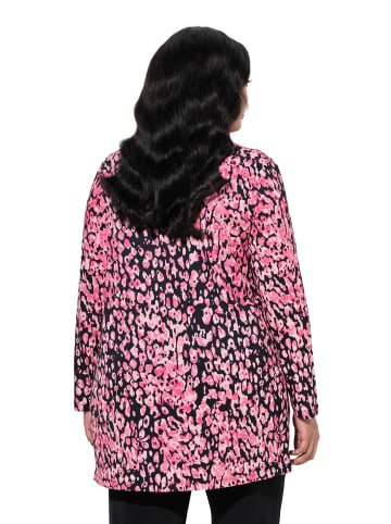 Ulla Popken Shirtjacke in pink