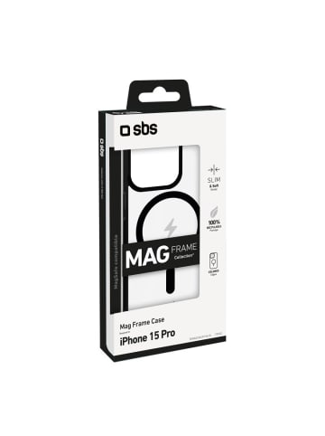 Apple SBS TEMAGCOLIP1561PK, Cover, Apple, iPhone 15 Pro, 15,5 cm (6.1"), Schwarz