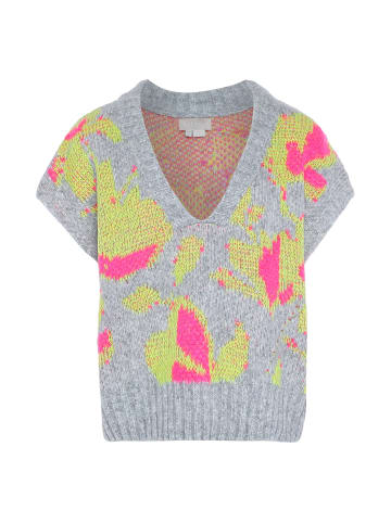 Jalene Damen Sweater in GRAU MELANGE MEHRFARBIG