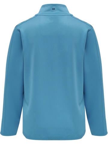 Hummel Hummel Zip Sweatshirt Hmlcore Multisport Damen Atmungsaktiv Schnelltrocknend in BLUE DANUBE