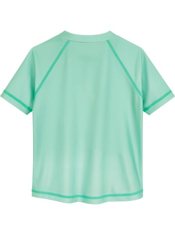 Playshoes UV-Schutz Shirt 1/2-Arm Surfbrett Palme in mint