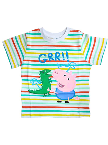 Peppa Pig T-Shirt Peppa Pig George & Mr. Dinosaurier in Bunt