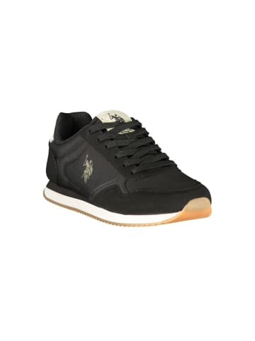 U.S. Polo Assn. Schwarz Damen Sneaker aus Polyurethan